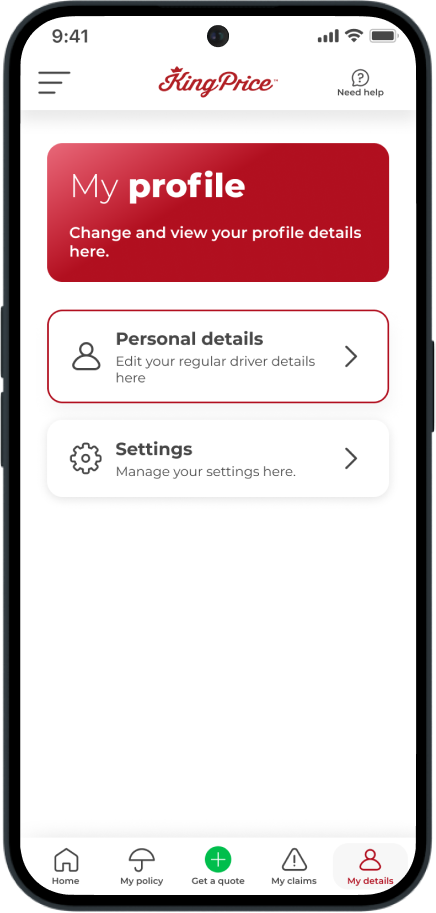 Manage my policy - App SSP Image - Namibia